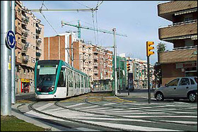 Letbanevogn i Barcelona, Spanien
Foto: Bytrafikk.no
