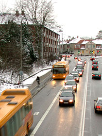 Nåleøjet på Buddingevej ved viadukten.
Foto: Helge Bay