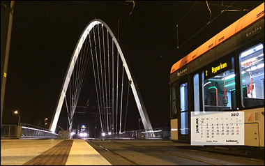 To Bombardier ledvogne i Dresden. Foto: Helge Bay