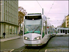 Letbanevogn i Kassel, Tyskland, Foto: Århus kommune