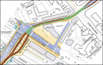Forslag til Letbaneterminal i Lyngby.