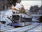 Tvärbanan i Stockholm har haft succes 
siden åbningen i 2000.